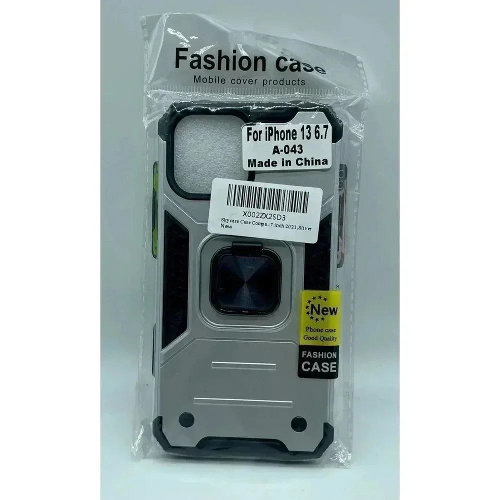 Skycase Compatible for iPhone 13 Pro Max 6.7’’ Dual Layer Case W/Ring Kickstand‎ - Picture 2 of 8